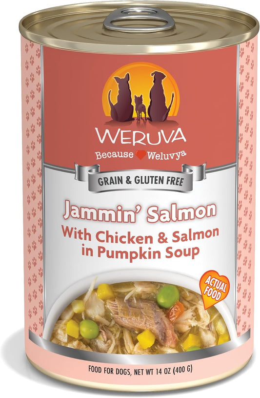 Weruva Classic Dog Food, Jammin' Salmon with Chicken & Salmon in Gravy