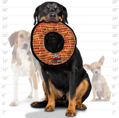 TUFFY - World's Tuffest Soft Dog Toy - MEGA Ring Brick- Squeakers -Multiple Layers. Made Durable, Strong & Tough. Interactive Play (Tug, Toss & Fetch). Machine Washable & Floats.