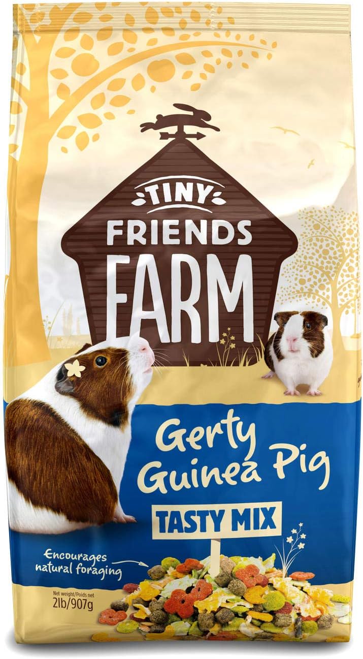 Supreme Tiny Friends Farm Gerty Guinea Pig Tasty Mix, Apple Strawberry, 2lbs