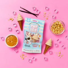 SPOT Pup Ice- Ready to Freeze at Home Dog Treats-Edible Chews for Medium Breed Dogs & Puppies