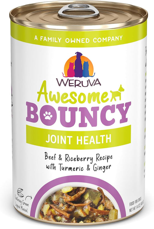 Weruva Awesome Bouncy Wet Dog Food, Beef & Brown Rice