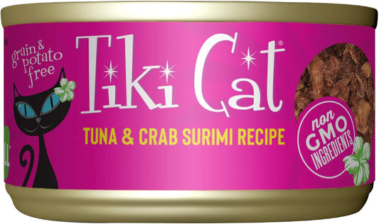 Tiki Cat Grill Wet Cat Food, Tuna & Crab Surimi