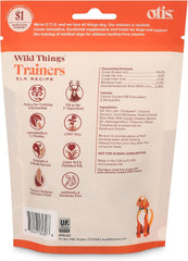 O.T.I.S. Wild Things Trainers Elk Recipe – 4 oz – Bite-Size Dog Training Treats with DHA, Ashwagandha & L-Theanine – GMO-Free – No Hormones or Additives