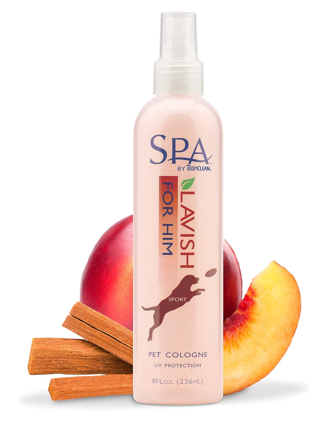 TropiClean SPA For Him Male Dog Cologne Spray Long Lasting | Sporty Scented Dog Deodorizing Spray | Naturally Derived Salon Grade Ingredients |