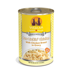 Weruva Classic Dog Food, Paw Lickin’ Chicken with Chicken Breast in Gravy (Pack of 12)