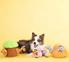 ZippyPaws Zippy Burrow Monkey 'n Banana Hide and Seek Puzzle Dog Toy