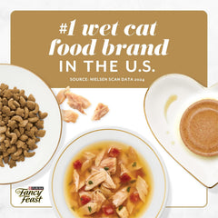 Fancy Feast Savory Centers Salmon Pate Wet Cat Food – 24 Pack 3 oz Cans