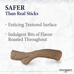 Nylabone Gourmet Style Stick Strong Chew Toy for Dogs, Peanut Butter Flavor, Medium