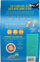 Tiki Cat Born Carnivore High Protein, Herring & Salmon Meal, Grain-Free Baked Kibble to Maximize Nutrients, Dry Cat Food