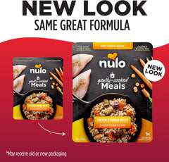 Nulo Gently-Cooked Meals Complete and Balanced Adult Wet Dog Food, Chicken & Quinoa, 9 Ounce, 1 EA