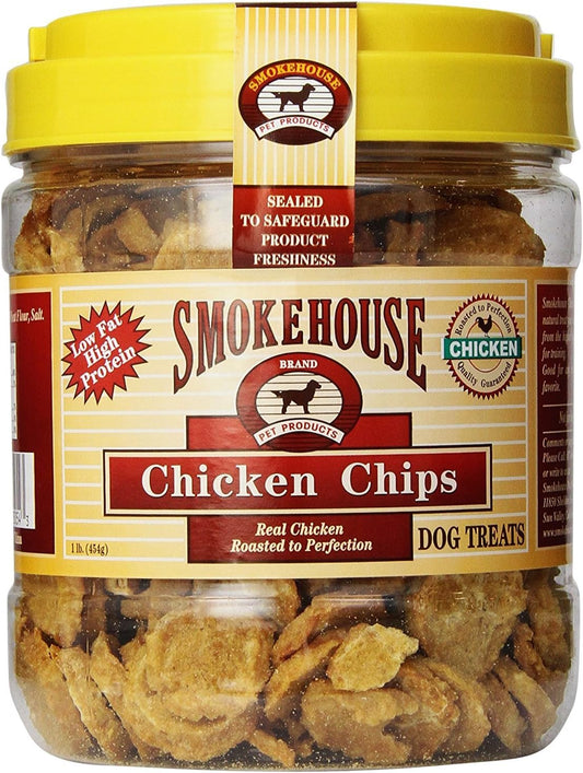 Smokehouse 100-Percent Natural Chicken Chips Dog Treats