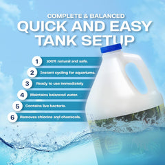 Bio-Activ Live Betta Water - 1 Gallon - Instant Cycling, No Chlorine, Balanced Formula with Live Bacteria for Freshwater Aquariums