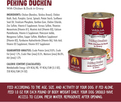 Weruva Classic Dog Food, Peking Ducken with Chicken Breast & Duck in Gravy