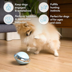 McLovin’s UFO Dog Puzzle Toys | Dog Treat Toys Interactive | BPA Free | Interactive Dog Toys | Treat Dispensing Dog Toys | Great Alternative to Pets Slow Feeder Dog Bowls