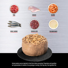ORIJEN Tuna, Salmon and Beef Entree Adult Wet Cat Food, WholePrey Ingredients