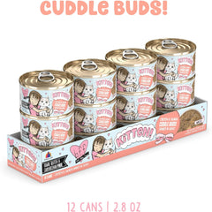 B.F.F. Kitten Food, Cuddle Buds with Chicken & Salmon in Gravy