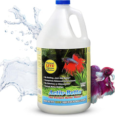 Bio-Activ Live Betta Water - 1 Gallon - Instant Cycling, No Chlorine, Balanced Formula with Live Bacteria for Freshwater Aquariums