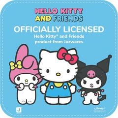 Jazwares Hello Kitty and Friends Hello Kitty Pink Bolster Pet Bed with Printed Design and Machine Washable Removable Insert