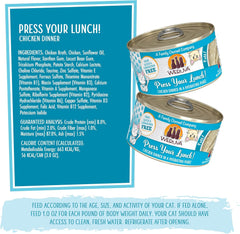 Weruva Wet Cat Food, Press Your Lunch with Chicken Pate