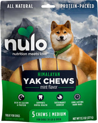 Nulo Himalayan Yak Chew Dog Treat, Mint