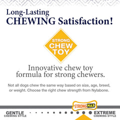 Nylabone Gourmet Style Stick Strong Chew Toy for Dogs, Peanut Butter Flavor, Medium