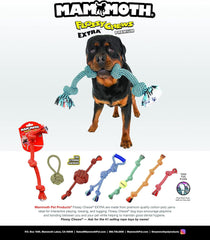 Mammoth Pet Products Extra 3 Knot Tug w/TPR Ball
