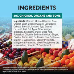 Northwest Naturals Freeze-Dried Chicken Dog Food - Bite-Sized Nuggets - Grain-Free, High-Protein, Raw Diet, Human-Grade Ingredients, All Natural, Healthy & Nutritious, Proudly Made in USA,
