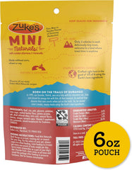 Zuke’s Mini Naturals Soft And Chewy Dog Treats For Training Pouch, Natural Treat Bites With Beef Recipe