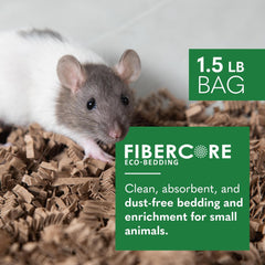 Fibercore ECO BEDDING 99% Dust Free Paper Bedding for Small Pets and Birds, Odor Control