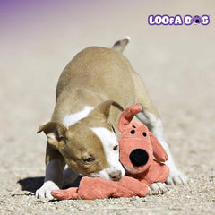 Multipet International Original Loofa Dog Mini  Dog Toy (Assorted colors)