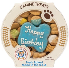 Claudia'S Canine Cuisine Peanut Butter Dog Cookies, Happy Birthday, Blue