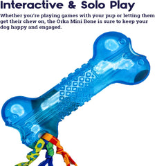 Petstages Orka Bone Royal Blue Dog Chew Toy