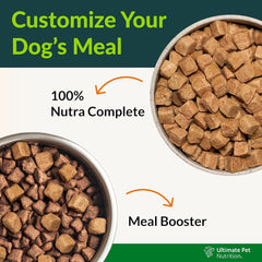 ULTIMATE PET NUTRITION Nutra Complete Freeze Dried Raw Dog Food, Veterinarian Formulated with Antioxidants, Prebiotics & Amino Acids