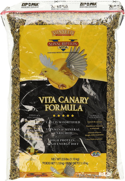 Sun Seed Company Bss59012 6-Case Vita Mix Daily Diets Canary Food, 2.5-Pound