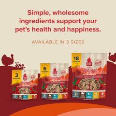 PLATO Turkey Real Strips Natural Dog Treats - Real Meat - Air Dried - Made in the USA - Turkey & Cranberry
