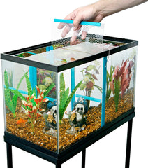 PENN-PLAX Fish Tank Divider – Clear, Perforated Polymer Screen