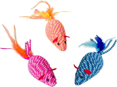 Spot® Ethical Pets Elasteeez Mouse/Feathers Pet Feather Toys