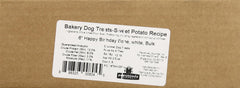 Pawsitively Gourmet 6 Inch Happy Birthday Bone White Cookies For Dogs, Bulk