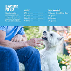 Elanco Free Form Snip Tips Omega-3 Fish Oil Liquid Supplement for Small Dogs and Cats, 60 Count