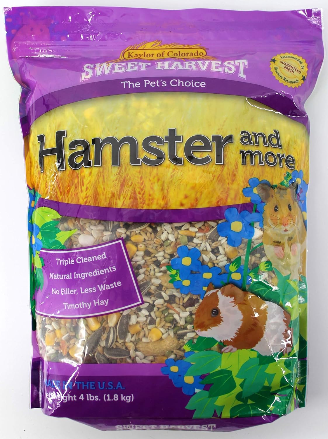 Hamster and More Hamster Food, Premium Hamster Food with Added Specialty Ingredients
