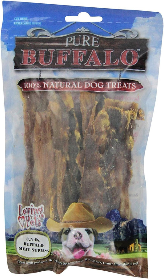 Pure Buffalo Meat Strips Dog Treats
