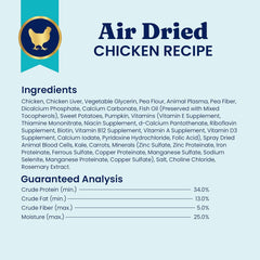 Solid Gold Air Dried Dog Food Toppers for Picky Eaters - Healthy Dog Treats Made with Real Chicken to Serve as Meal Topper or Dog Treat - Supports Muscle Growth, Immunity, and Healthy Digestion 1-lb