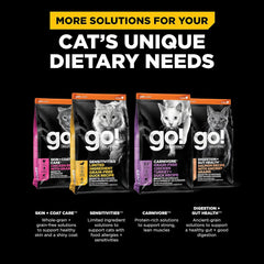 Go! Solutions Weight Management + Joint Care, Grain-Free Dry Cat Food, Chicken Recipe