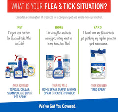 Flea & Tick Cleansing Shampoo For Dogs, Cats, 12 oz