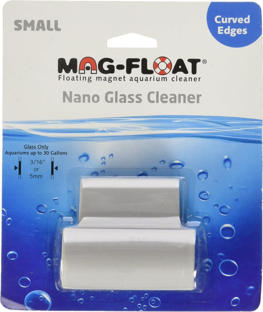 Nano 22 Cleaner for Curved Glass | Magfloat Magnetic Betta Fish Tank Cleaner | Magnet Cleaning Tool for Aquarium Scrubber Brush Cleaning Tool