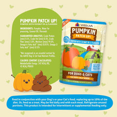 Weruva Pumpkin Patch Up! Pumpkin Pouches for Dogs & Cats 12 Pouches