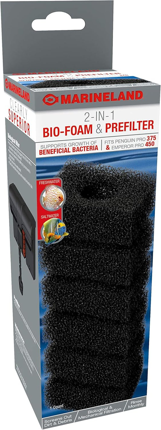Marineland ML EMP 450/PGUIN 375 Foam Filter 12/1 CT