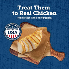 True Chews - Blue Buffalo True Chews Dog Treats, Made in the USA with Natural Ingredients, Chicken and Apple Sausage Recipe, 12-oz Bag