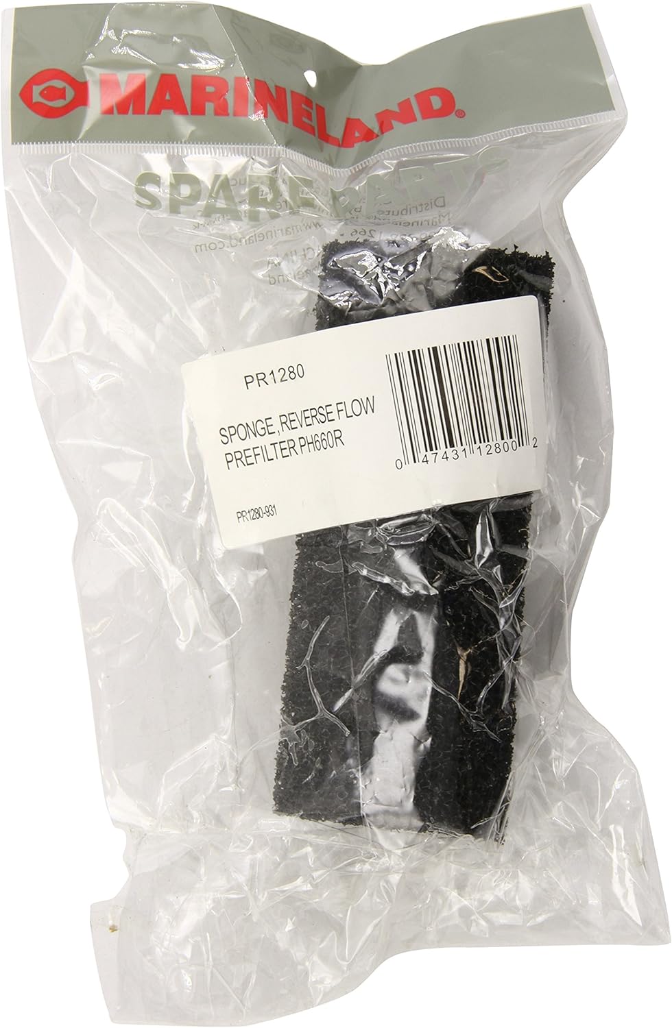 Marineland PR1280 Reverse Flow Prefilter Sponge for Aquarium