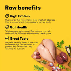 Animals Like Us - RawMix50 Premium Freeze-Dried Raw Cage-Free Chicken Recipe Dog Food, Protein Rich, Includes Kibble, Non-GMO, No Wheat or Corn, 4 lbs